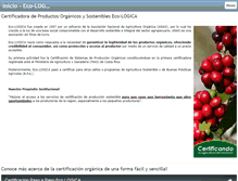 Tablet Screenshot of eco-logica.com